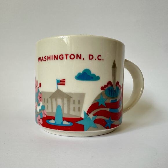 STARBUCKS 2017 Washington D.C. Coffee Mug 14 fl oz You Are Here Collection NWOB - Picture 1 of 7